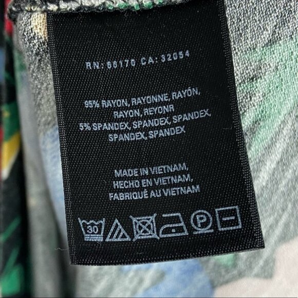 Anthropologie Deletta Florascura‎ V-Neck Layered Blouse Bright Size Large Boho L - Picture 7 of 11